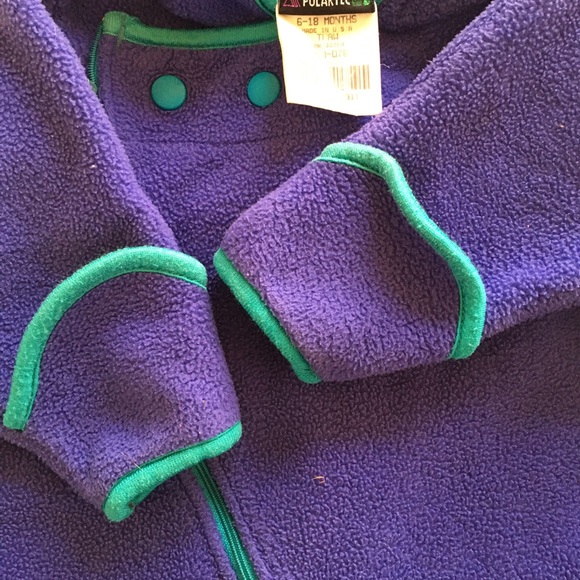 REI One Pieces Vintage Rei Snow Suit Bunting Polartec Fleece Hooded